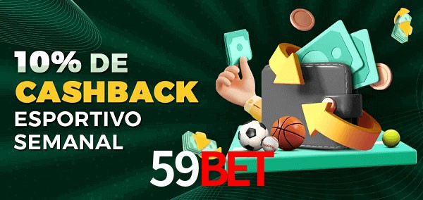 10% de bônus de cashback na 59Bet
